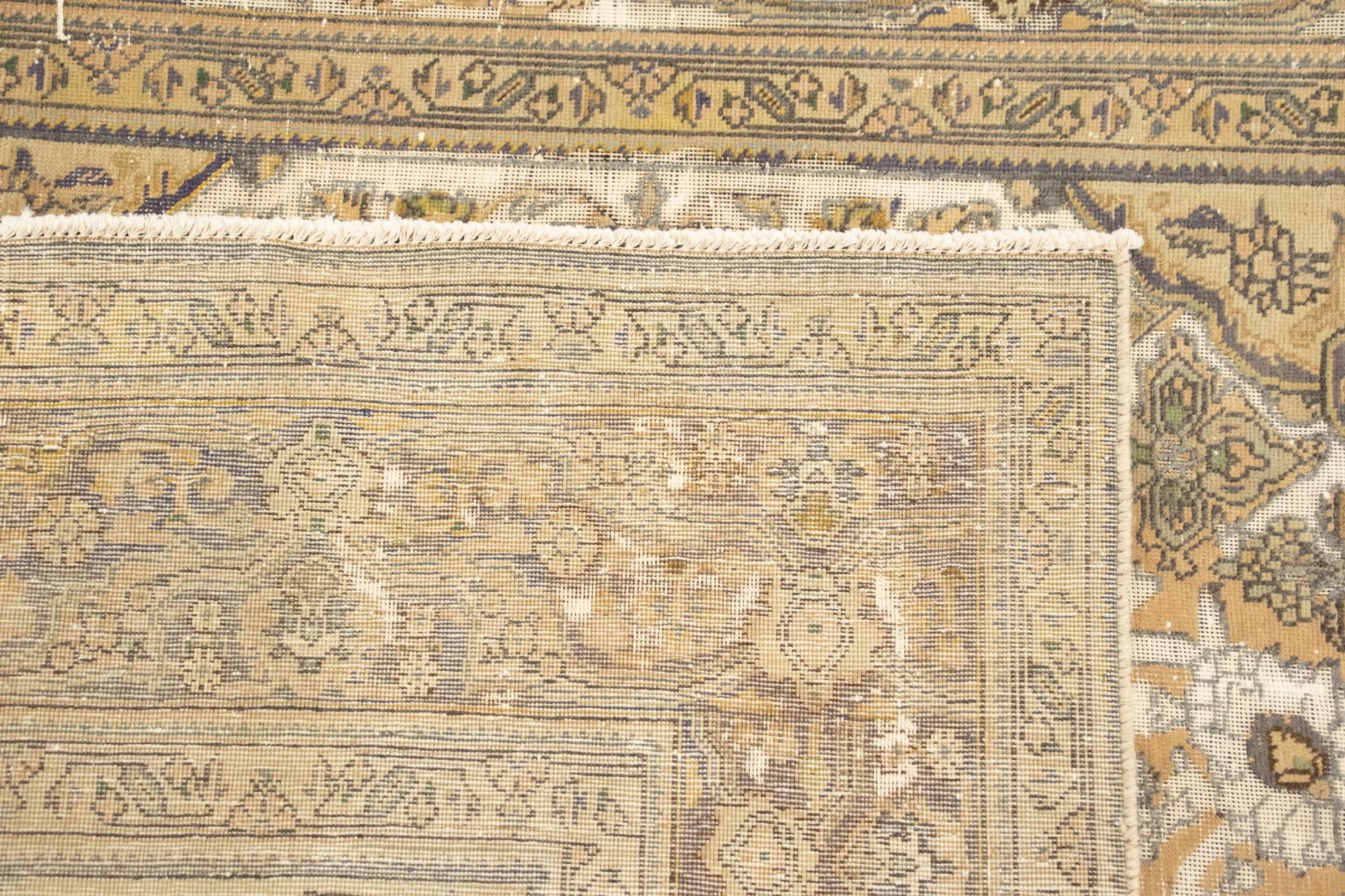 8' x 10' 6 Hand Knotted Vintage Royal Persian Wool Rug