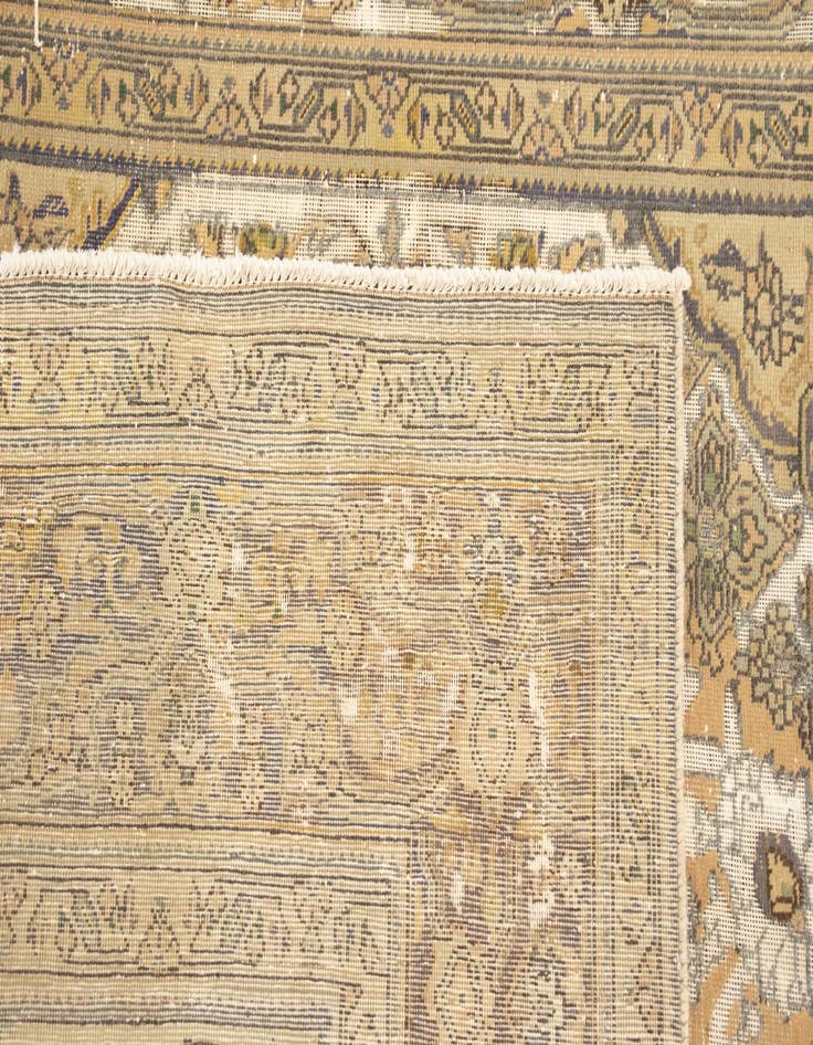 Detail image of 8' x 10' 6  Hand Knotted Vintage Royal Persian Wool Rug