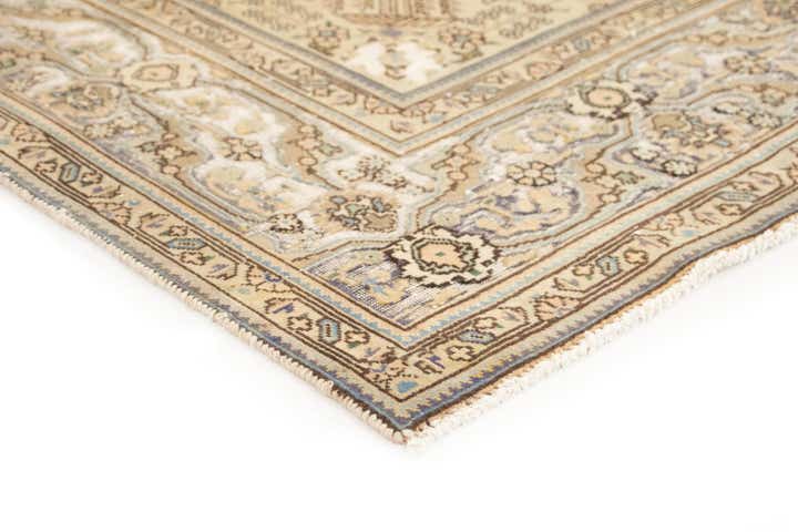 8' x 10' 6 Hand Knotted Vintage Royal Persian Wool Rug
