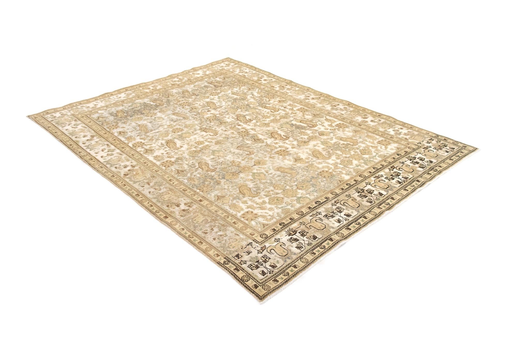 8' 4 x 11' 6 Hand Knotted Vintage Royal Persian Wool Rug