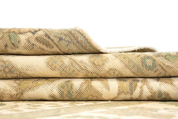 Detail image of 7' 10 x 11' 6 Hand Knotted Vintage Royal Persian Wool Rug