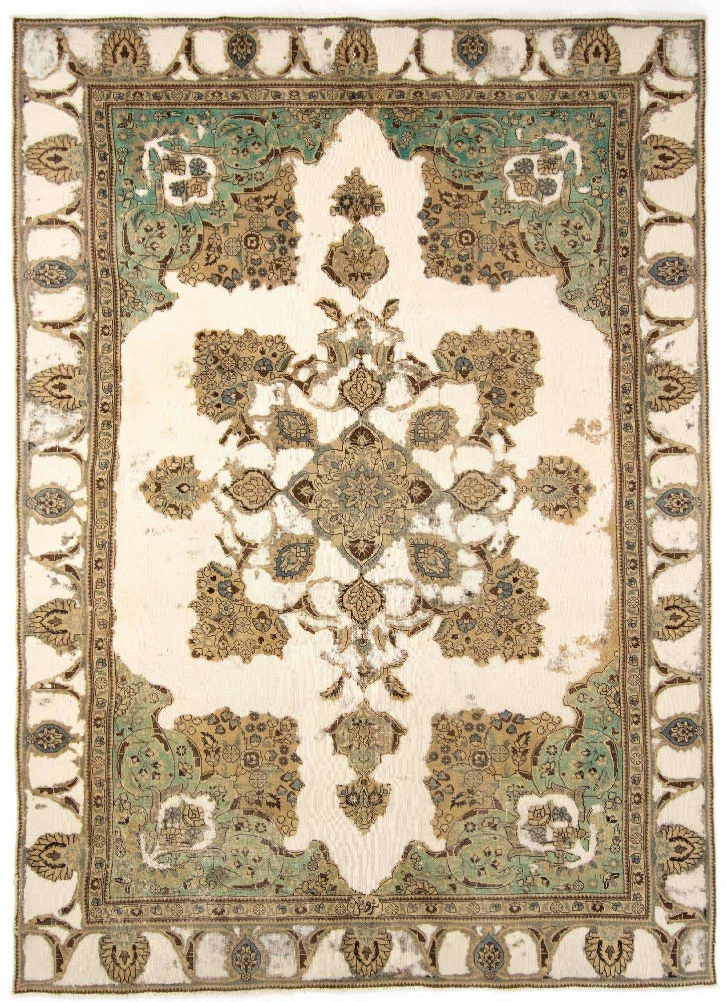 7' 5 x 10' 8 Hand Knotted Vintage Royal Persian Wool Rug