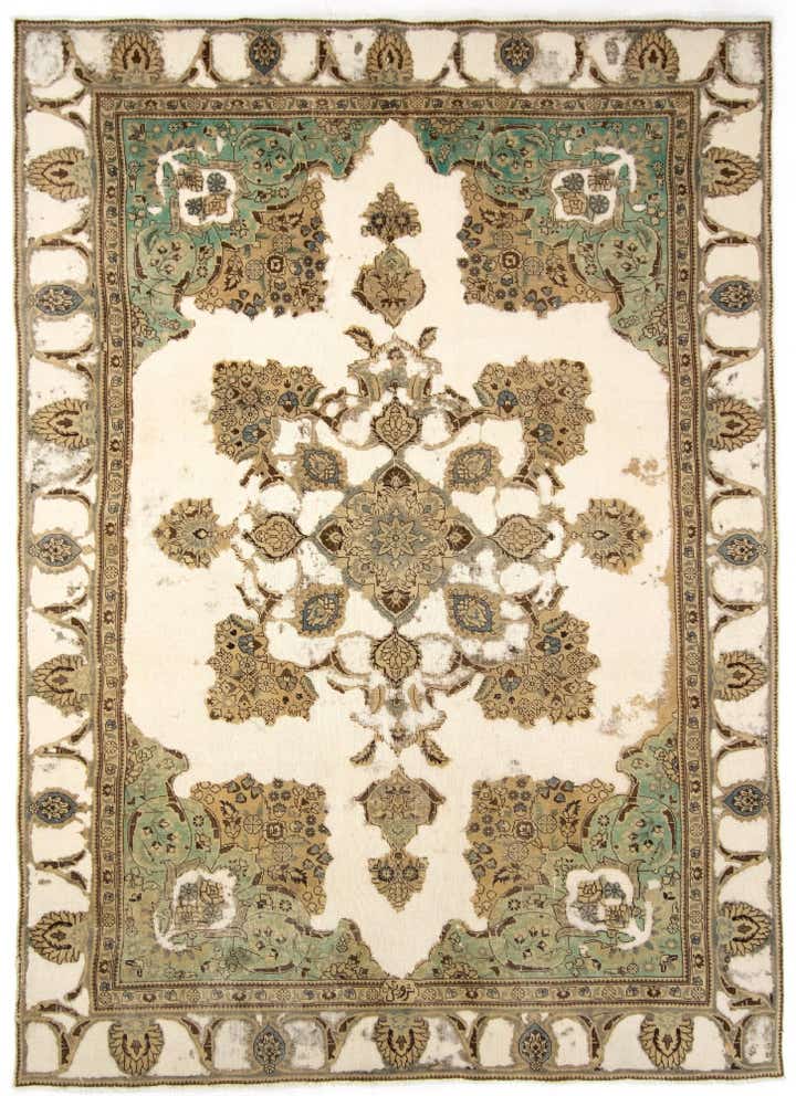 7' 5 x 10' 8 Hand Knotted Vintage Royal Persian Wool Rug