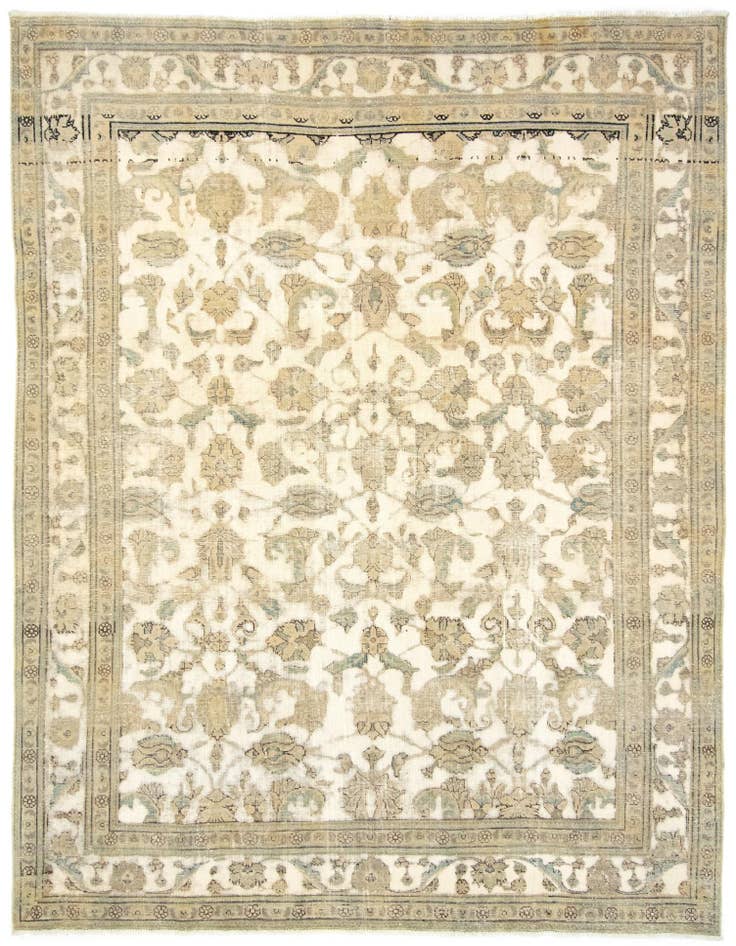 Detail image of 8' 3 x 11' Hand Knotted Vintage Royal Persian Wool Rug