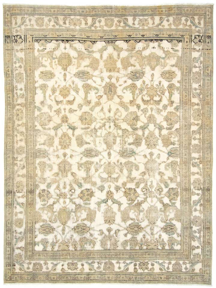 8' 3 x 11' Hand Knotted Vintage Royal Persian Wool Rug