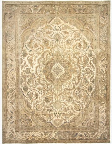 10' 1 x 13' 1 Hand Knotted Vintage Royal Persian Wool Rug