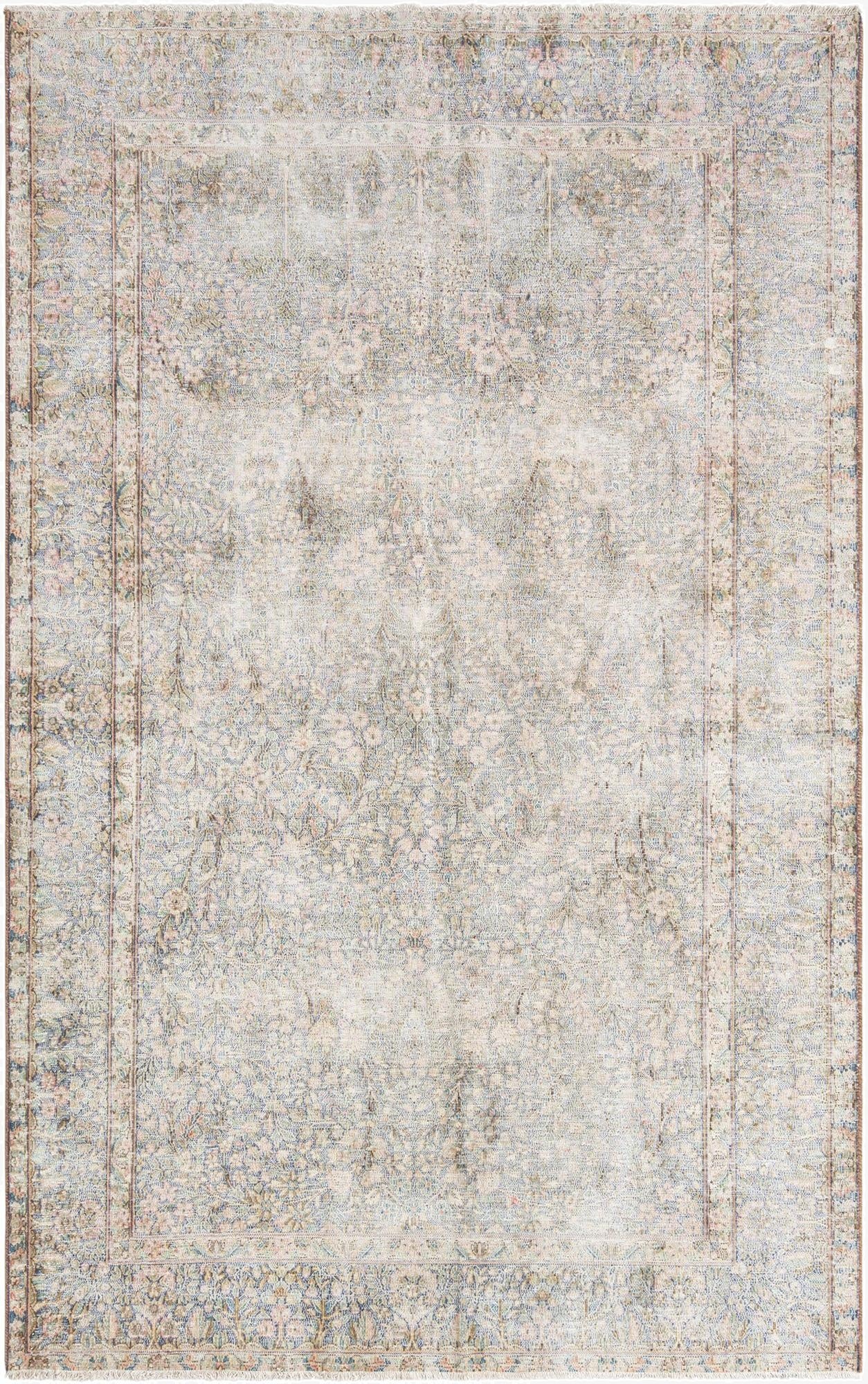 4' 10 x 7' 10 Vintage Royal Wool Rug