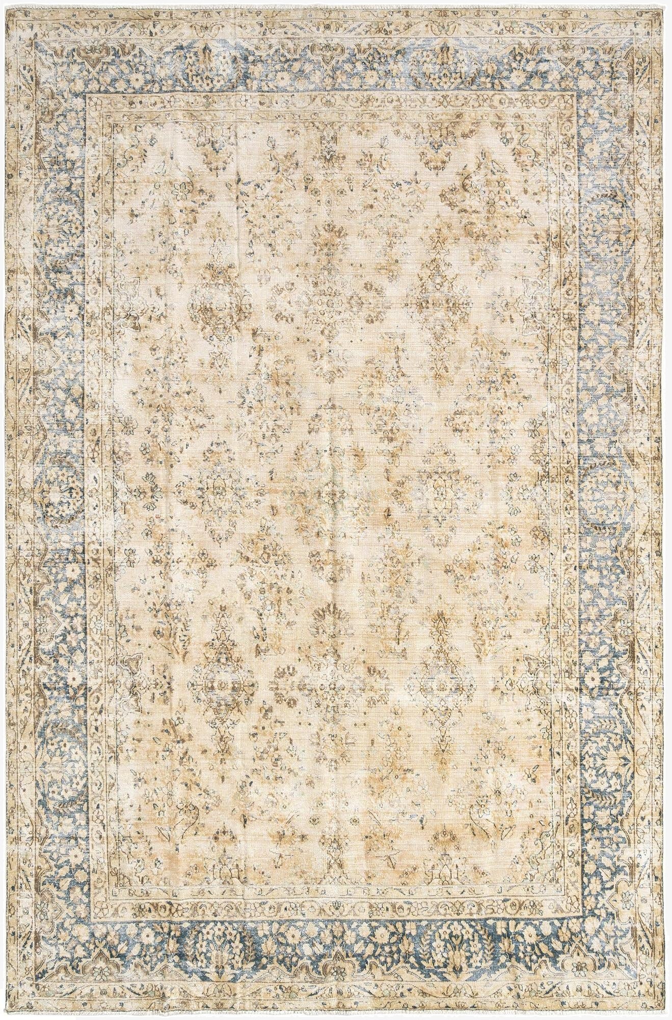 7' 9 x 11' 10 Vintage Royal Wool Rug