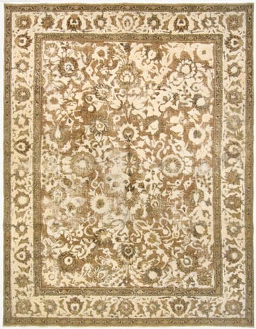 9' 7 x 12' 3 Hand Knotted Vintage Royal Persian Wool Rug