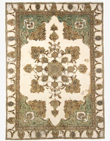 7' 5 x 10' 8 Hand Knotted Vintage Royal Persian Wool Rug