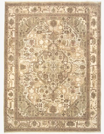 9' 8 x 12' 8 Hand Knotted Vintage Royal Persian Wool Rug