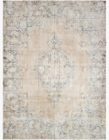 9' 10 x 13' 3 Vintage Royal Wool Rug