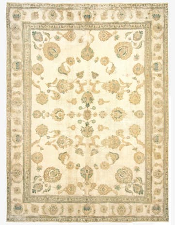 9' 3 x 12' 8 Hand Knotted Vintage Royal Persian Wool Rug