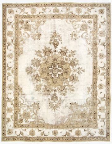 9' 10 x 12' 9 Hand Knotted Vintage Royal Persian Wool Rug