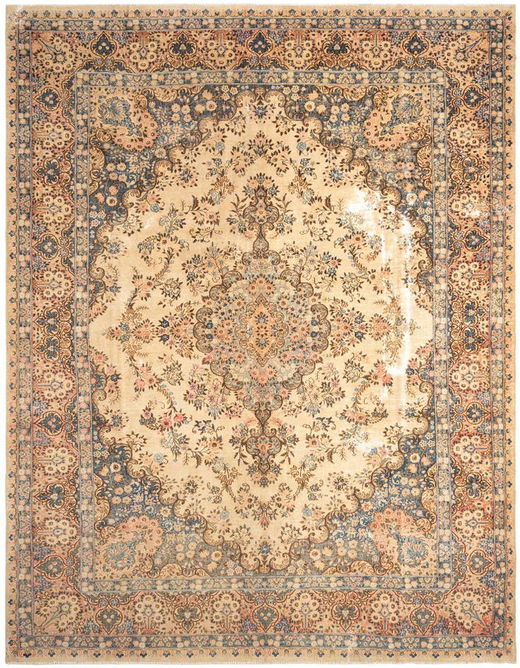 Detail image of 10' 4 x 13' 11 Vintage Wool Rug