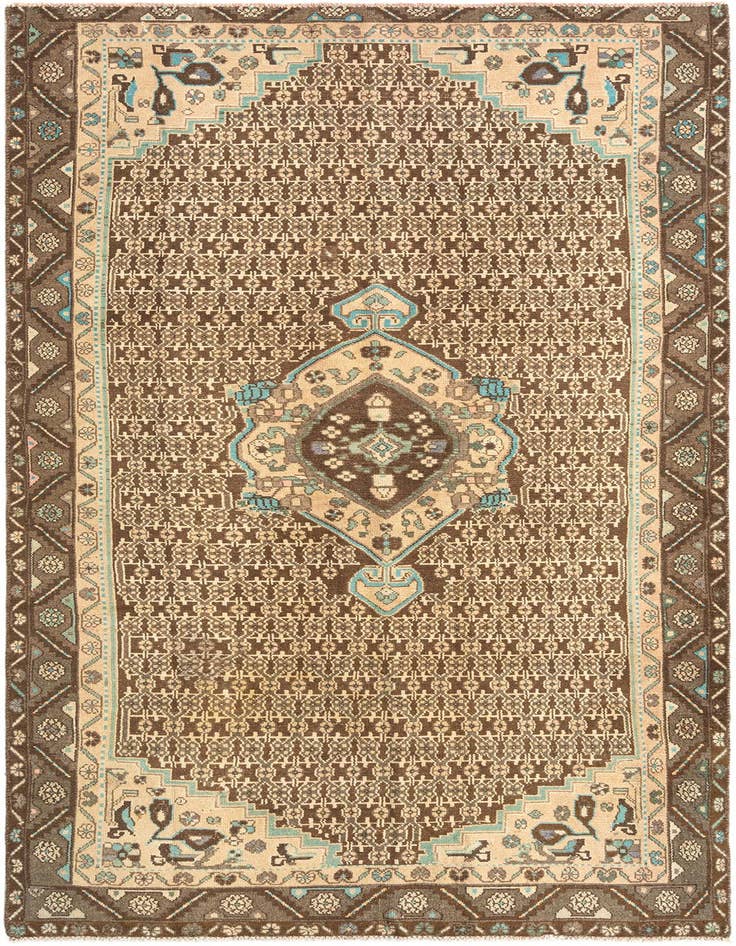 Detail image of 4' 6 x 9' 4 Vintage Wool Rug