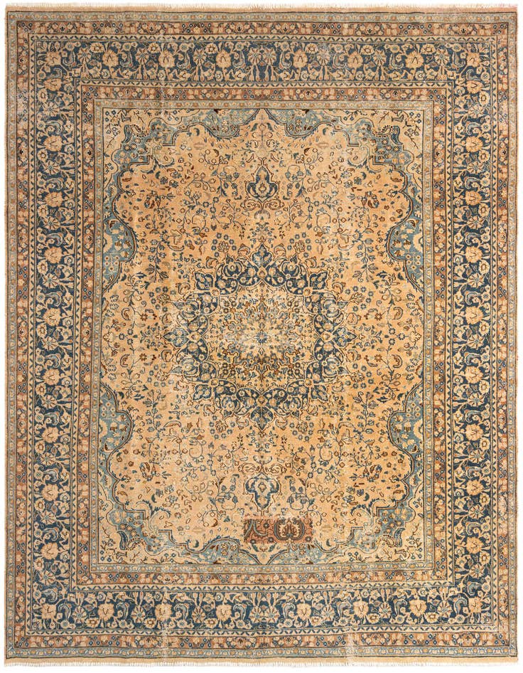 Detail image of 9' 9 x 12' 6 Vintage Wool Rug