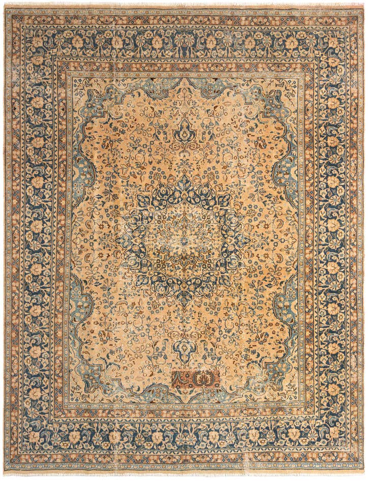 Detail image of 9' 9 x 12' 6 Vintage Wool Rug