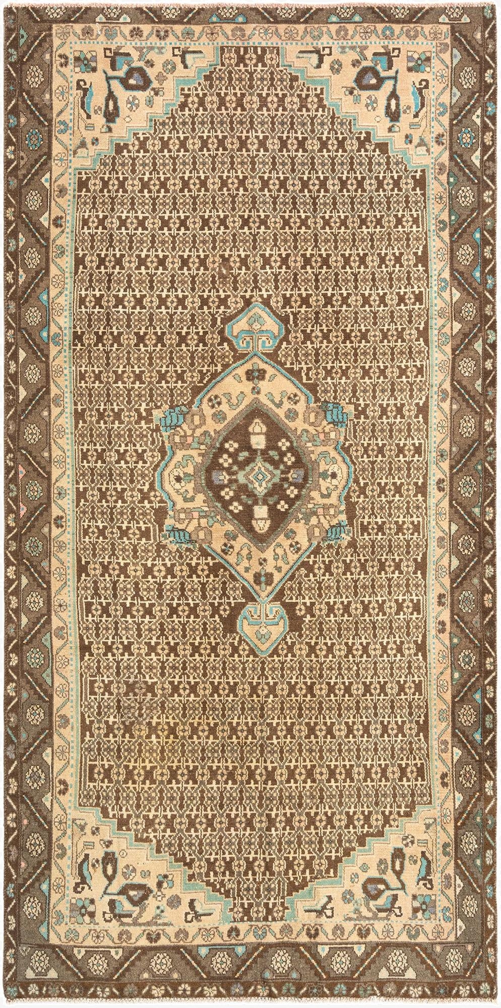 4' 6 x 9' 4 Vintage Wool Rug