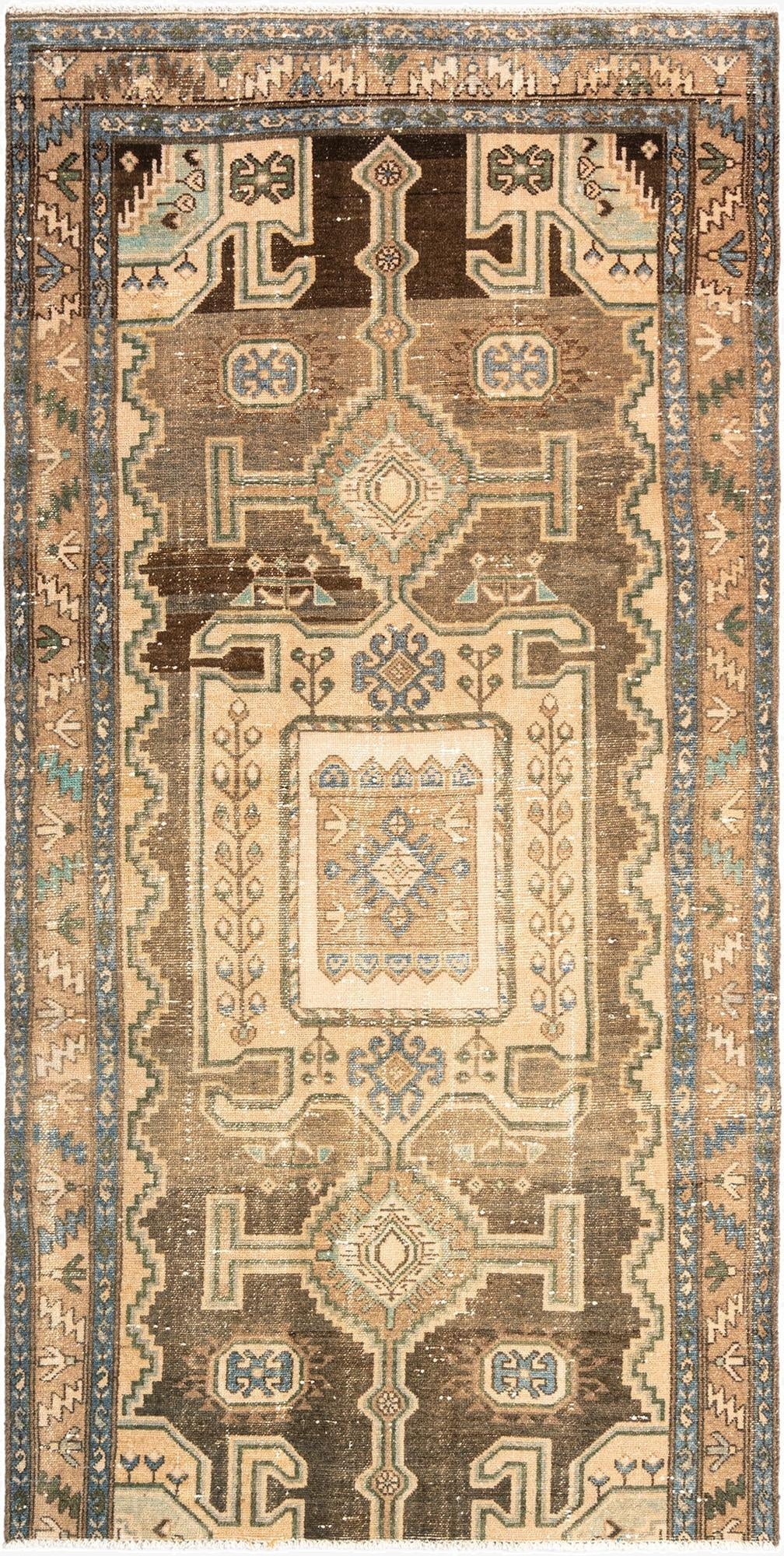 4' x 8' 2 Vintage Rug