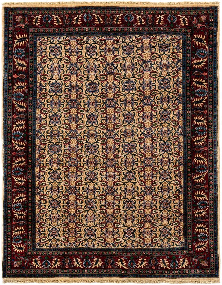 Detail image of 4' 8 x 6' 9 Yazd Rug