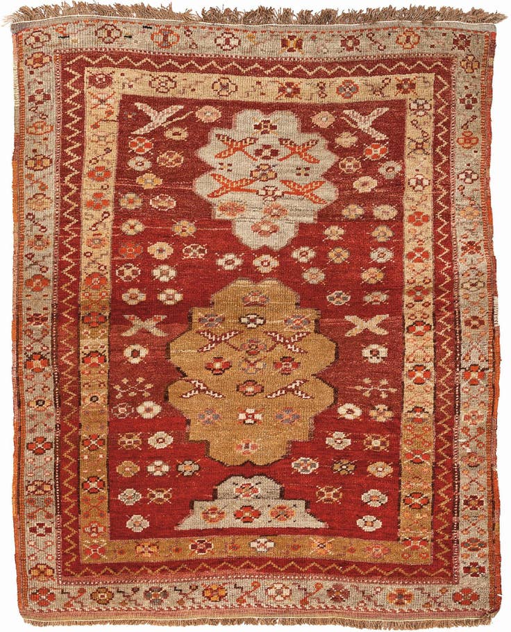 Detail image of 3' 3 x 4' 3 Yuruk Rug