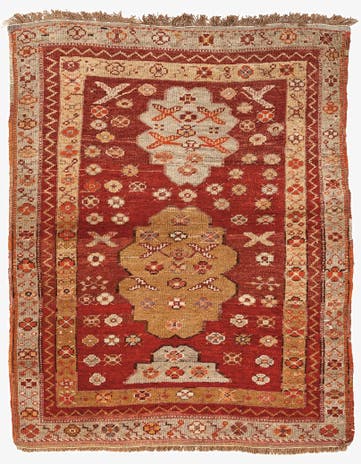 3' 3 x 4' 3 Yuruk Rug