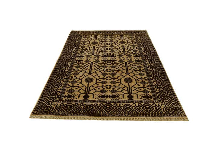 4' x 6' 8 Hand Knotted Ziegler Modern Rug