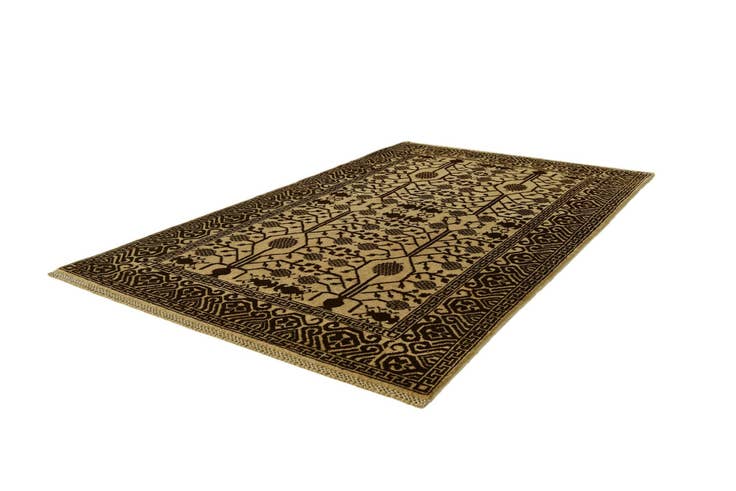 Detail image of 4' x 6' 8 Hand Knotted Ziegler Modern Rug