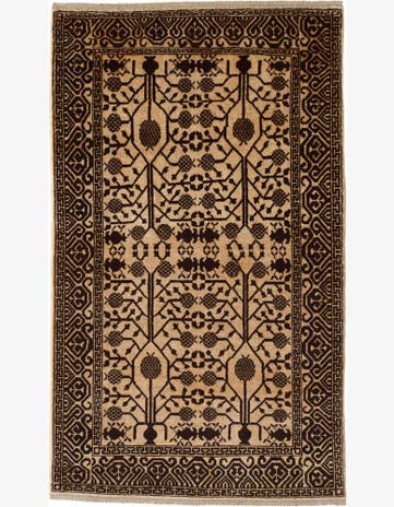 4' x 6' 8 Hand Knotted Ziegler Modern Rug