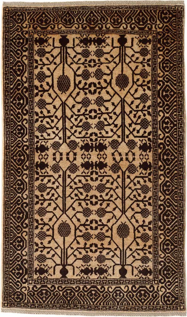 4' x 6' 8 Hand Knotted Ziegler Modern Rug