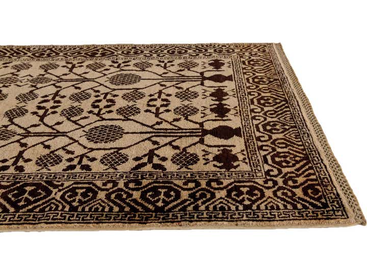 3' 5 x 5' 6 Hand Knotted Ziegler Modern Rug