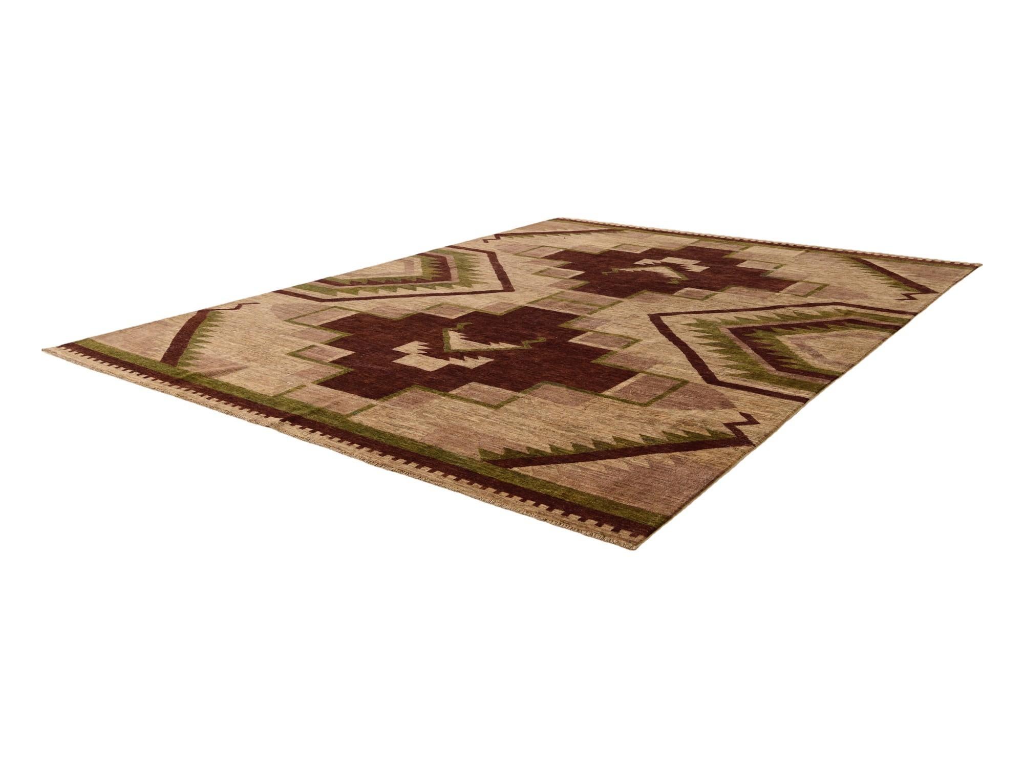 8' 10 x 11' 11 Hand Knotted Ziegler Modern Rug