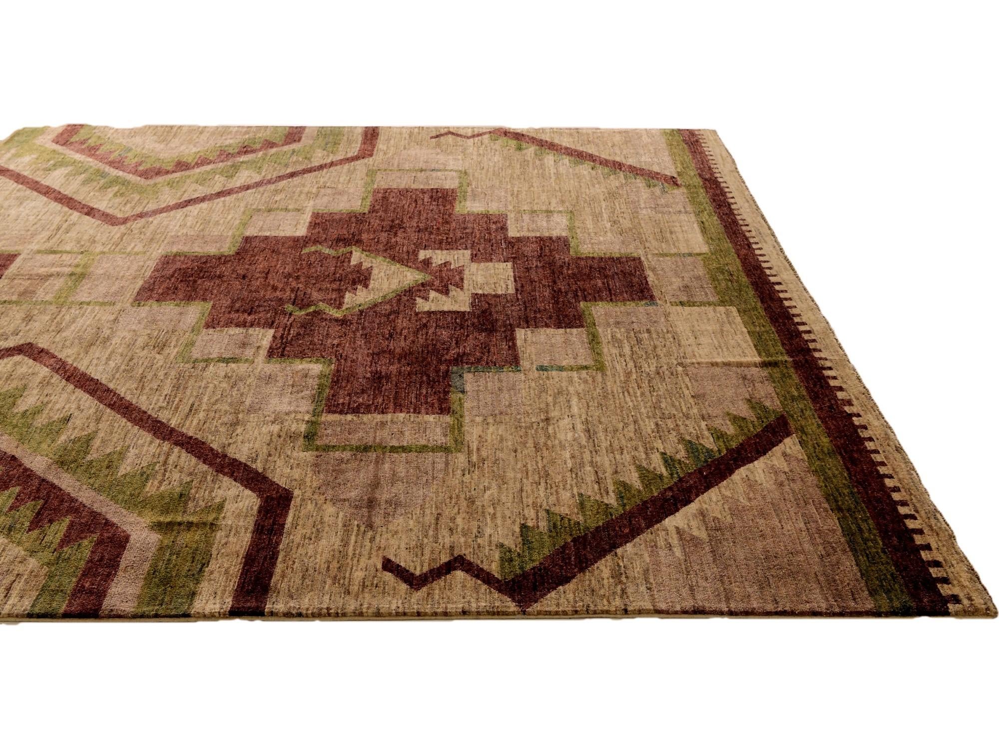 8' 10 x 11' 11 Hand Knotted Ziegler Modern Rug