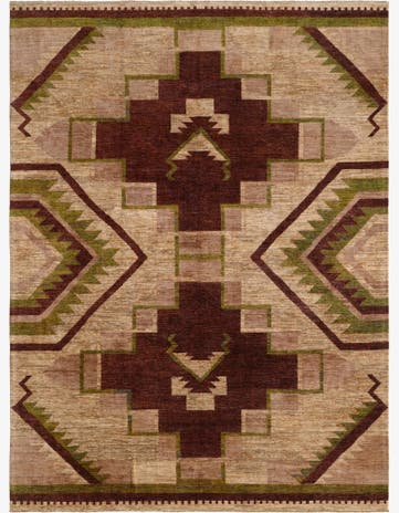 8' 10 x 11' 11 Hand Knotted Ziegler Modern Rug