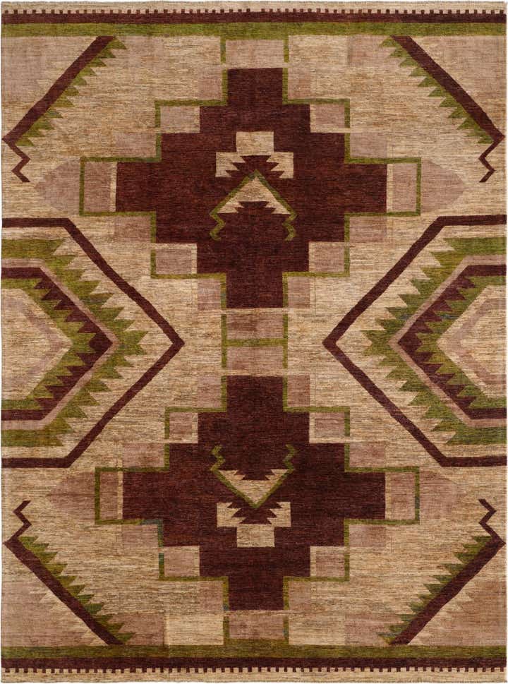8' 10 x 11' 11 Hand Knotted Ziegler Modern Rug