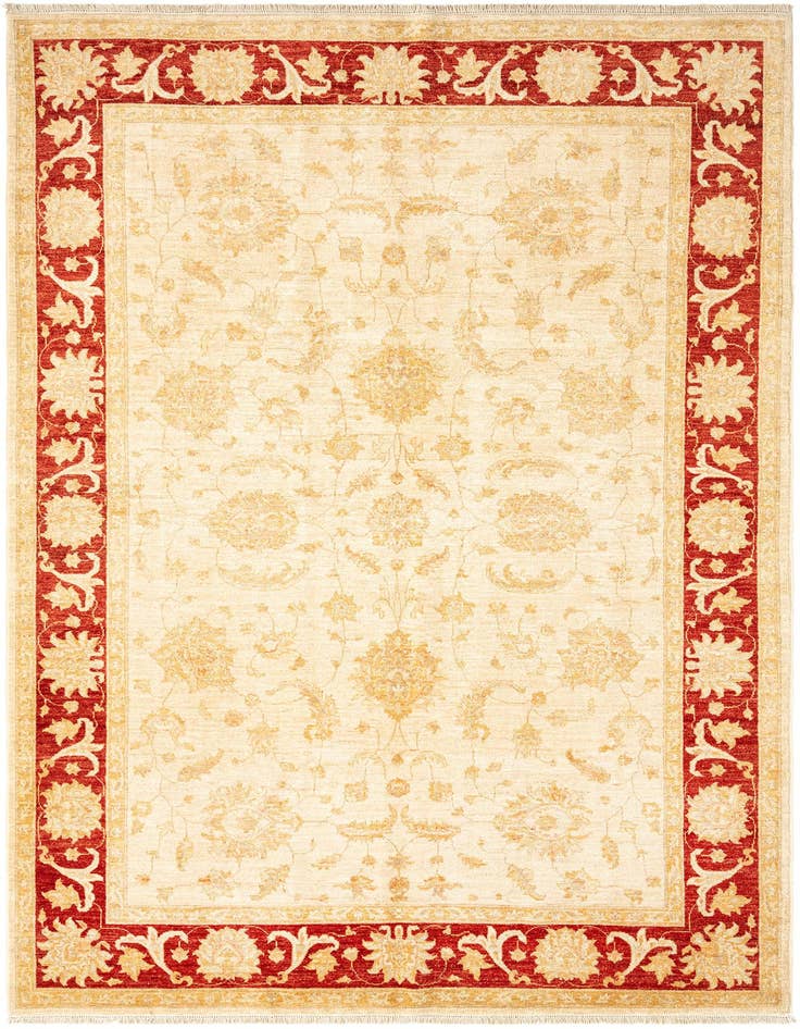 Detail image of 6' 8 x 10' Ziegler Wool Rug