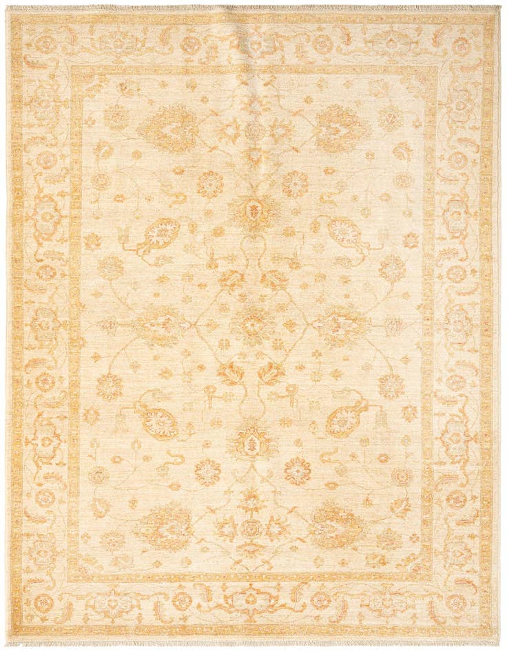 Detail image of 6' 8 x 10' Ziegler Wool Rug