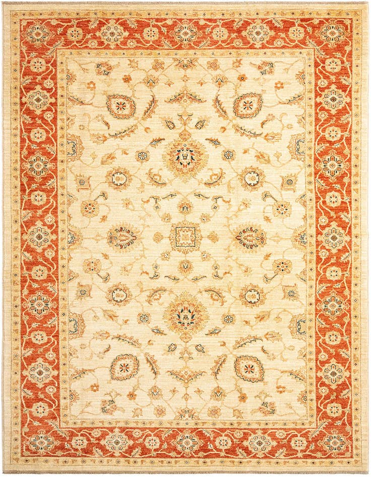 Detail image of 6' 11 x 9' 11 Ziegler Wool Rug