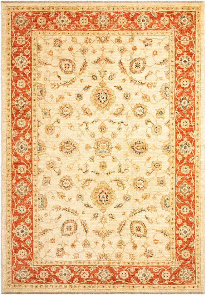 Detail image of 6' 11 x 9' 11 Ziegler Wool Rug