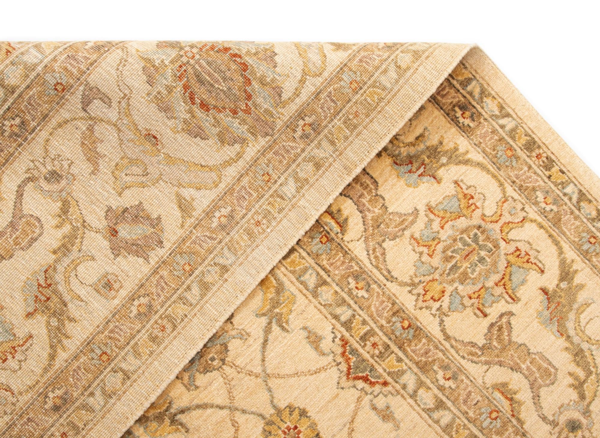 8' 11 x 12' Ziegler Wool Rug