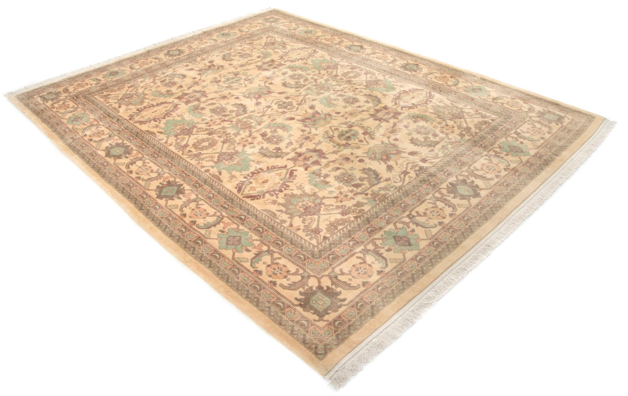 8' 5 x 10' 8 Hand Knotted Ziegler Wool Rug