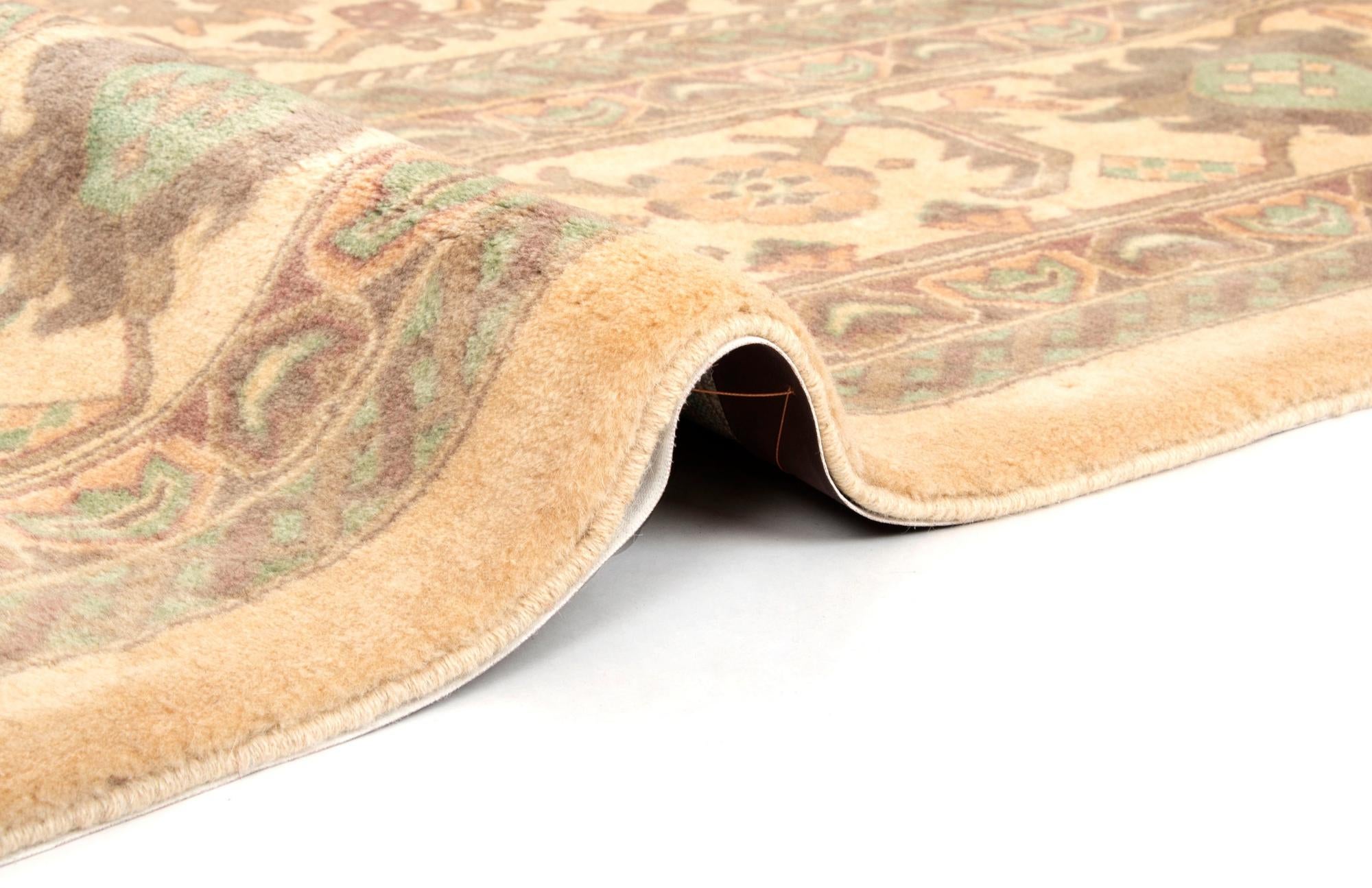 8' 5 x 10' 8 Hand Knotted Ziegler Wool Rug