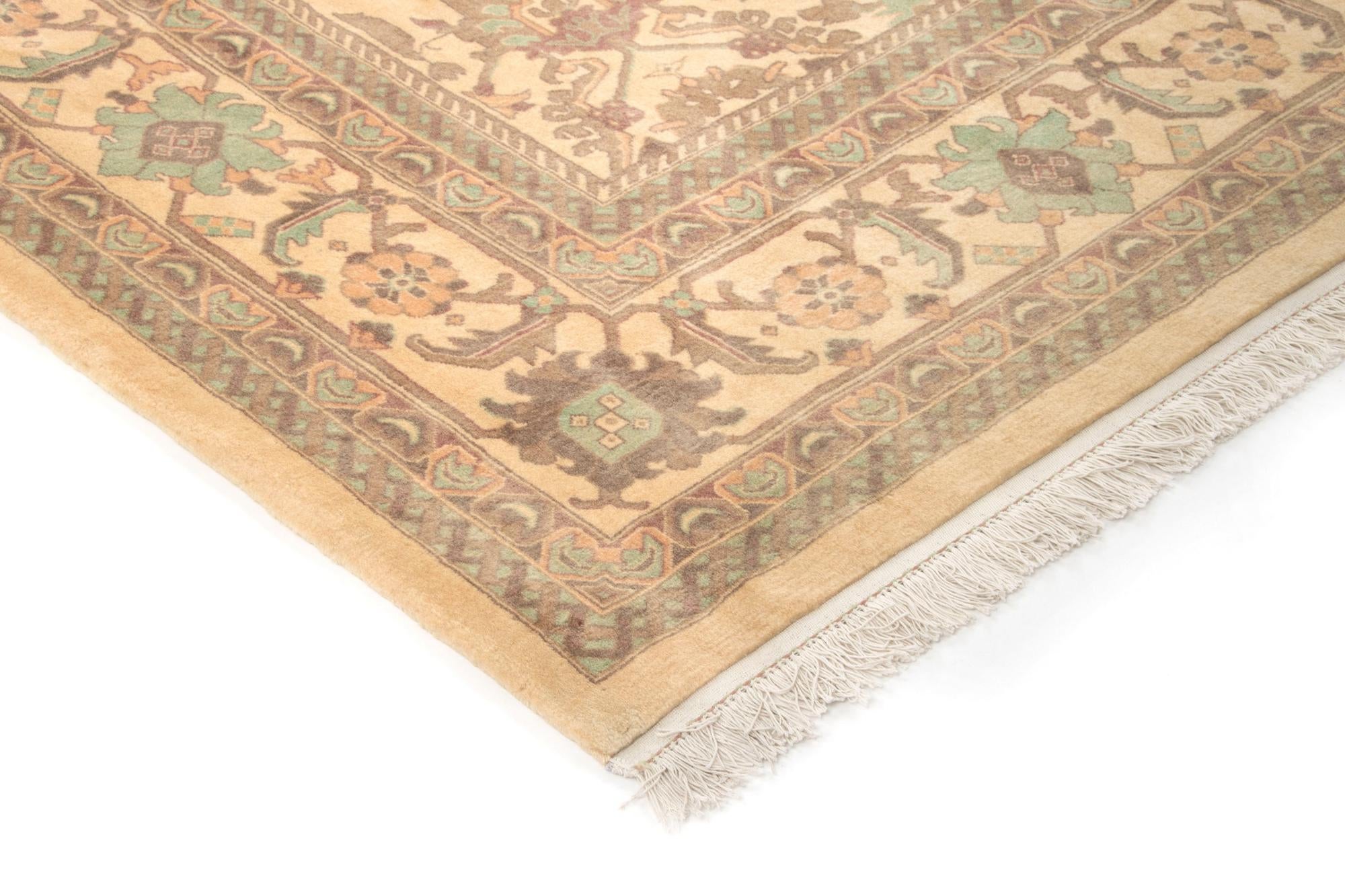 8' 5 x 10' 8 Hand Knotted Ziegler Wool Rug