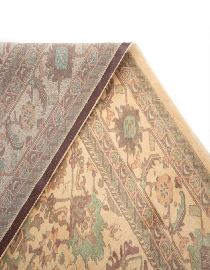 Detail image of 8' 5 x 10' 8  Hand Knotted Ziegler Wool Rug