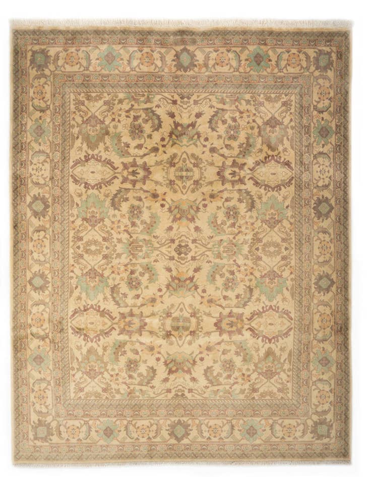 Detail image of 8' 5 x 10' 8 Hand Knotted Ziegler Wool Rug