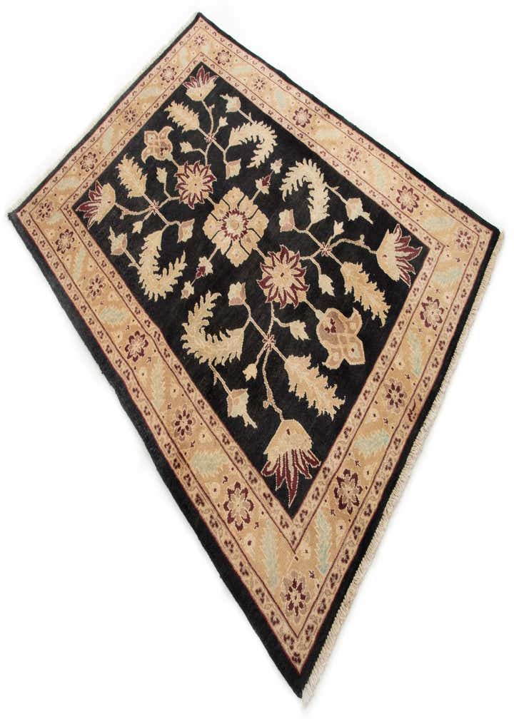 5' 2 x 7' 7 Hand Knotted Ziegler Wool Rug