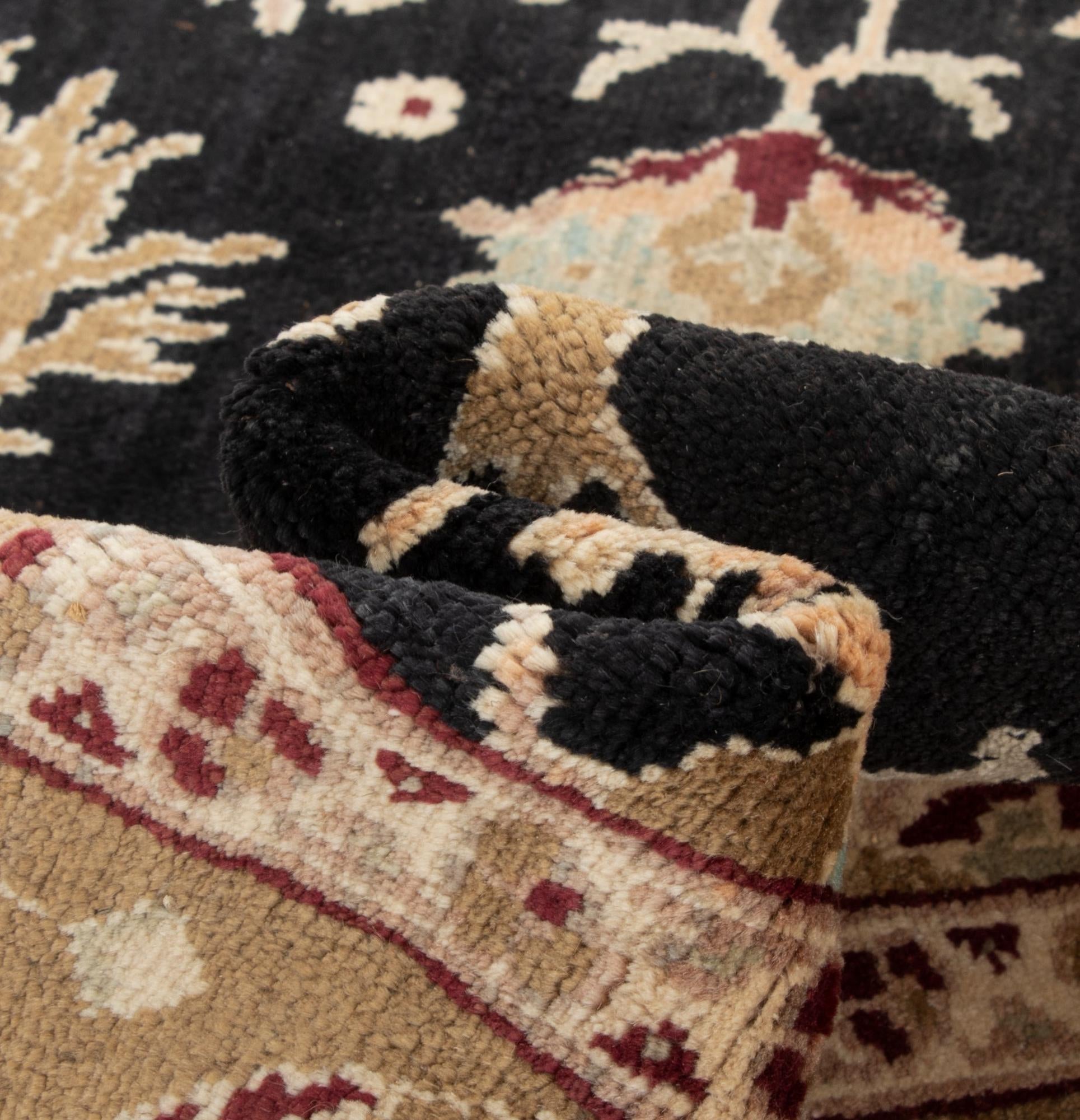 5' 3 x 7' 3 Hand Knotted Ziegler Wool Rug
