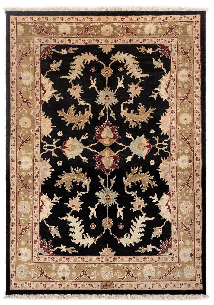 160cm x 220cm Handgeknüpft Ziegler Wolle Teppich
