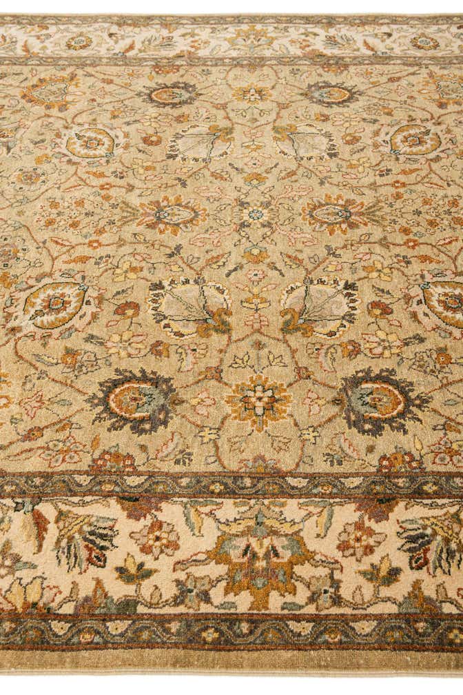 6' 2 x 9' 5 Hand Knotted Ziegler Oriental Wool Rug